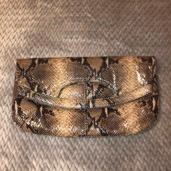 Preloved Nine West Reptile Clutch B11 - Picture 8 of 8